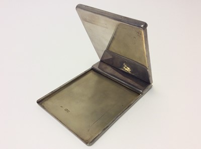 Lot 150 - Unusuall late Victorian silver travelling photograph frame of rectangular form with sliding, folding action and gilded interior, (London 1899)