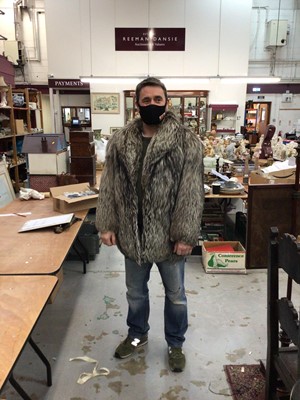 Lot 603 - Two fur coats