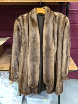 Lot 603 - Two fur coats