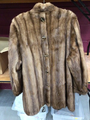 Lot 603 - Two fur coats