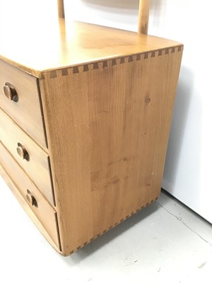 Lot 44 - Ercol golden dawn elm dressing chest