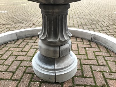 Lot 162 - Impressive concrete garden fountain