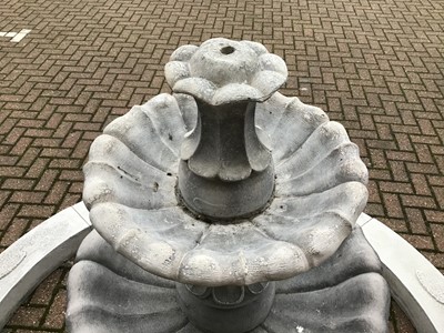 Lot 162 - Impressive concrete garden fountain