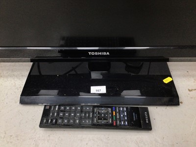 Lot 167 - Toshiba Regza Tv and remote