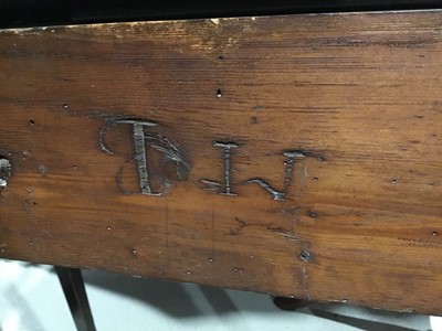 Lot 177 - 19th century mahogany single drawer side table
