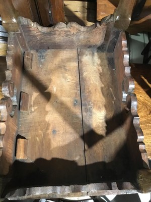 Lot 183 - Georgian oak side table