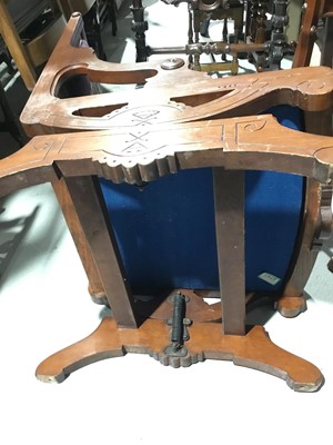 Lot 189 - Aesthetic period mahogany rocking chair