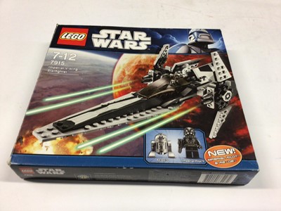 Lot 2 - Lego 7672  Rogue Shadow, 7778 Millennium Falcon (Midi), 7915 Imperial V-Wing, all including instructions, Boxed