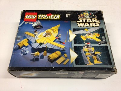 Lot 3 - Lego 7141 Naboo Fighter, 75168 Yoda Jedi Star Fighter, 75183 Darth Vader Transformation, 9489 Rebel Trooper, all including mini figs, instructions (except 75168 available on line), Boxed