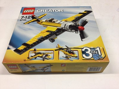 Lot 15 - Lego Creator 31011 Plane 3 in 1, plus two 6745 Plane 3 in 1, with instructions, Boxed