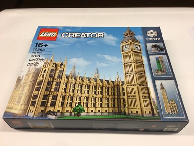 Lot 19 - Lego Creator Expert 10253 Houses of Parliament including Big Ben tower, with instructions, Boxed