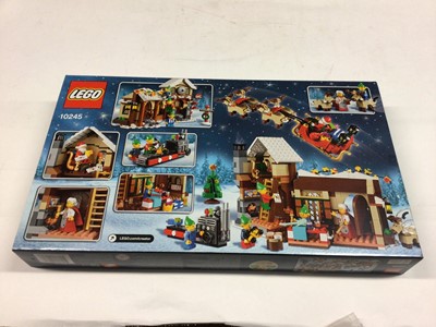 Lot 22 - Lego Creator Expert 10244 Fairground Mixer, 10245 Santa 's Workshop, including minifigs and instructions, Boxed