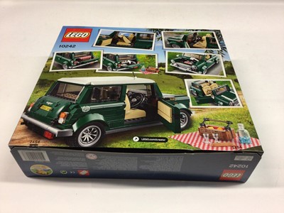 Lot 24 - Lego Creator Expert 10242 Mini Cooper, 10220 Volkswagen Camper, with instructions, Boxed