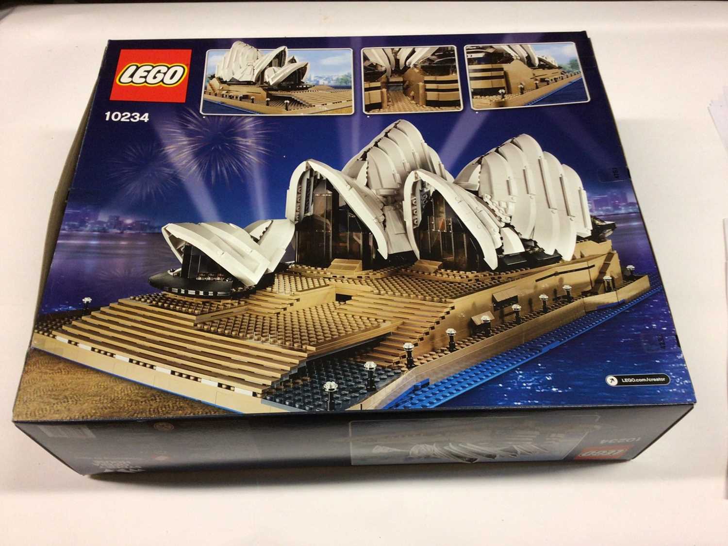 Lot 33 - Lego Buildings 10234 Sydney Opera House, with instructions, Boxed