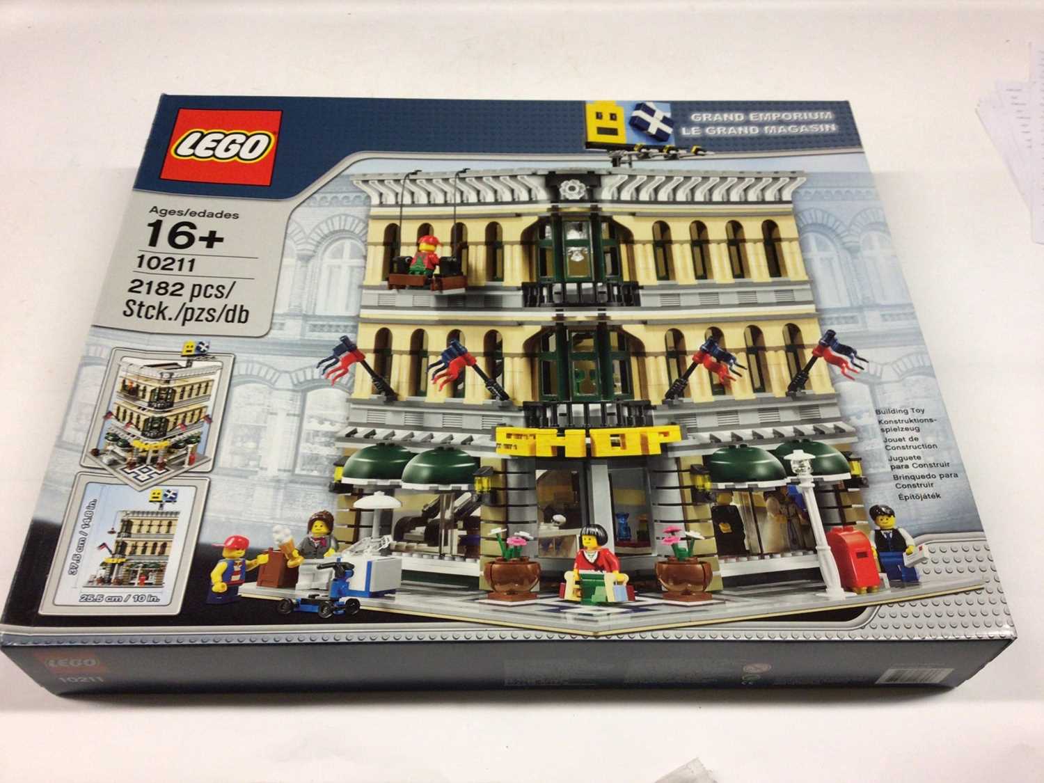 Lot 34 - Lego Buildings 10211 Grand Emporium, with instructions, Boxed