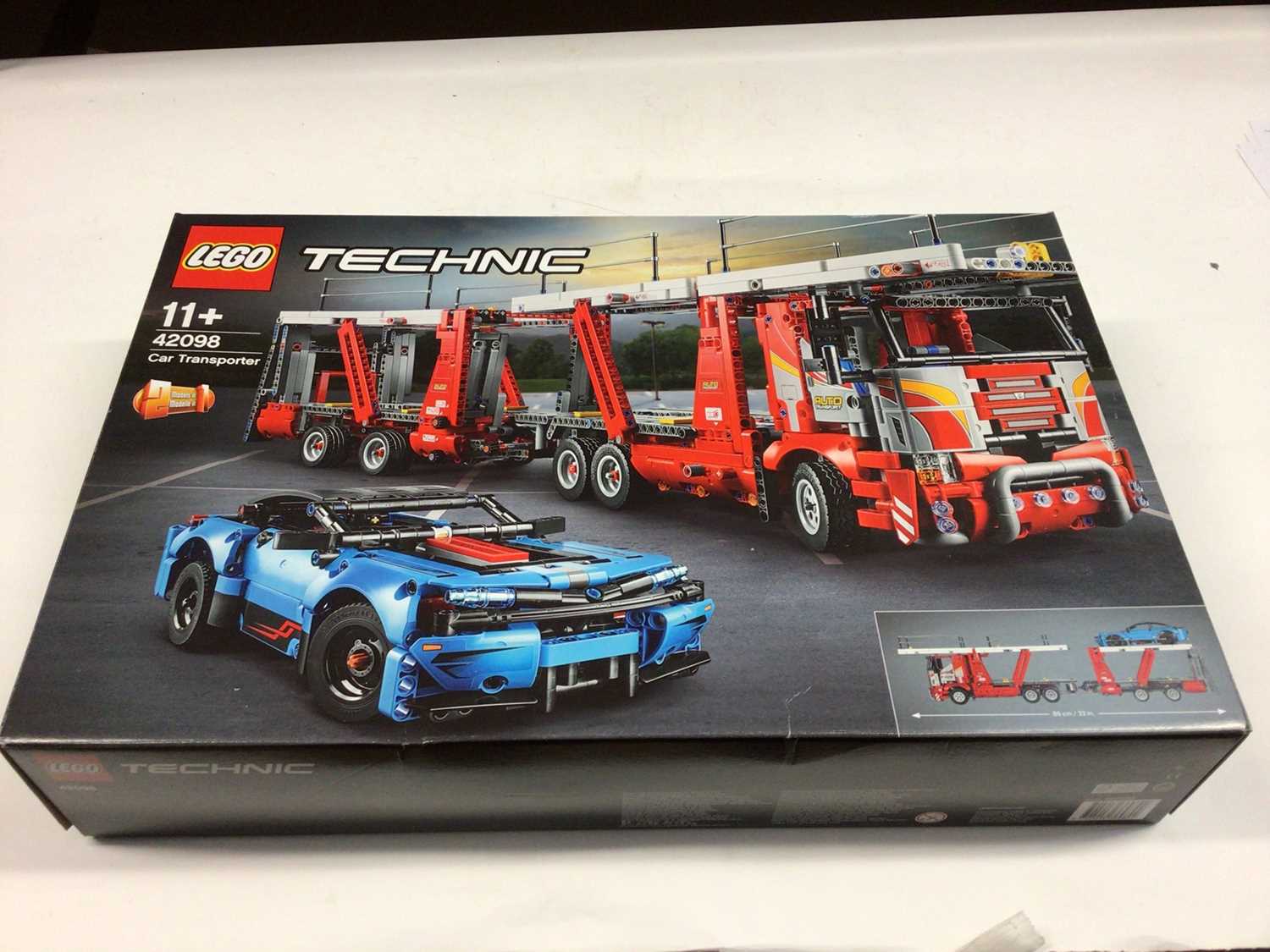 mouse along reap Lot 47 - Lego Technic 42098 Car Transporter with