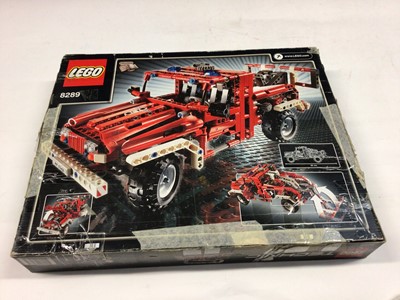 Ansættelse Wade lærebog Lot 50 - Lego Technic 8289 Fire Truck with