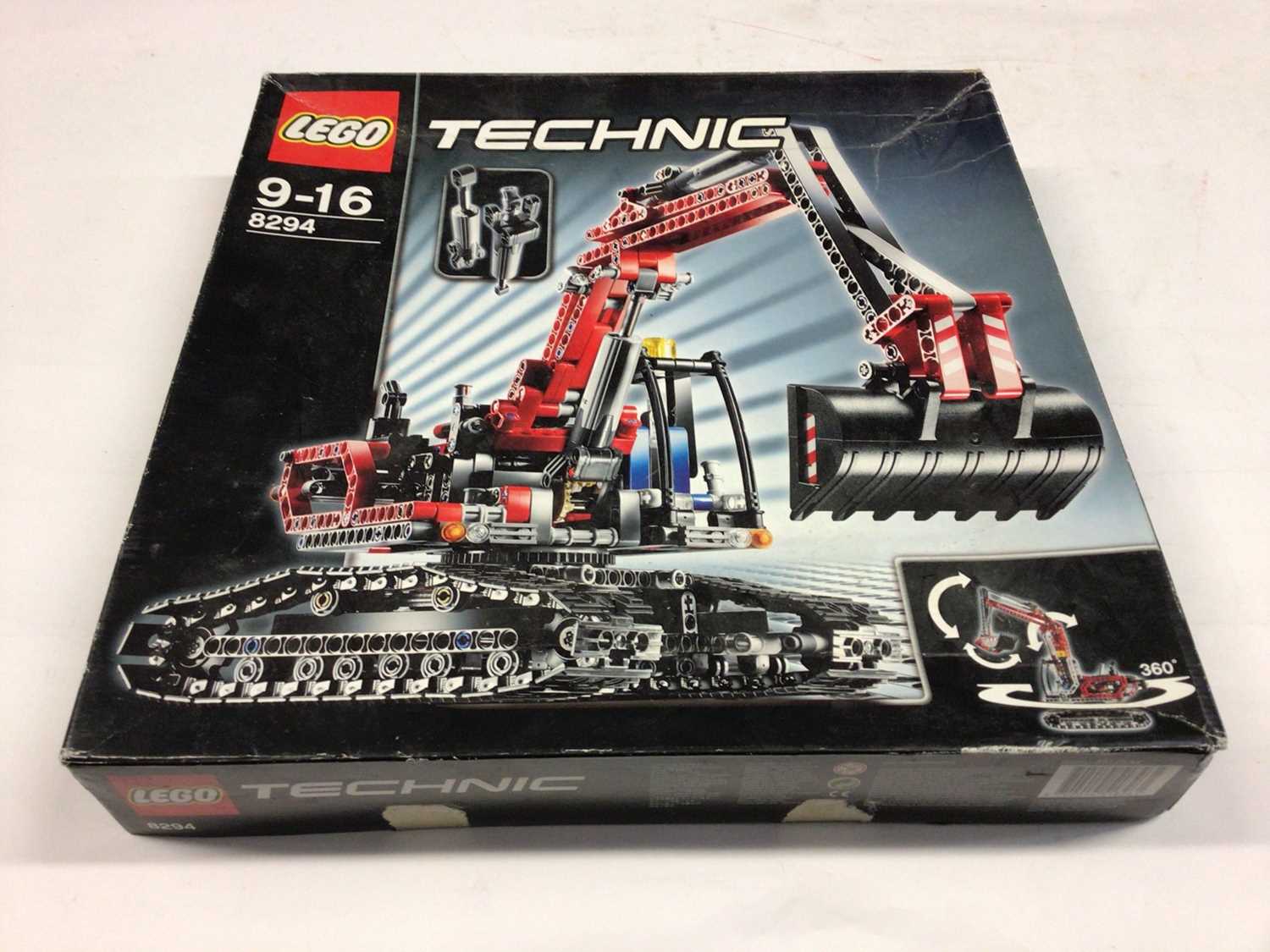 lomme Underskrift Kemiker Lot 51 - Lego Technic 8294 Excavator with instructions,