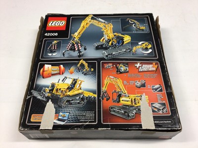 Lot 54 - Lego Technic 8295 Telescopic Loader, 42006 Excavator 2 in 1, 8446 Monster Crane Truck, all with instructions, Boxed