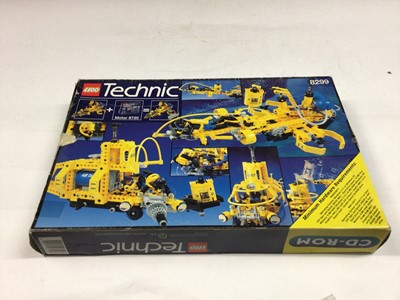 Lot 55 - Lego Technic 8299 Search Submarine, 8051 Motorbike, 8262 Quad Bike, 8277 Car Kit, all with instructions, boxed