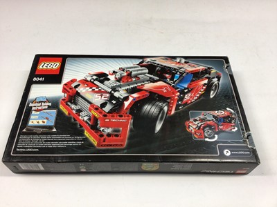 Lot 56 - Lego Technic 8041 Race Truck, 8445 Formula 1 Race Car, 8414 Mountain Rambler, 42027 Desert Racer, all with instructions, Boxed