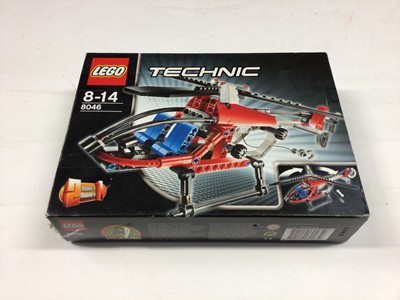 Lot 57 - Lego Technic 8412 Helicopter, 8836 Sky Ranger Aeroplane, 42002 Hovercraft, all with instructions, Boxed