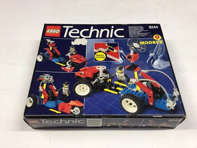 Lot 58 - Lego Technic 8244 Convertibles (1996), 8032 Universal Set, 9393 Tractor, 8256 Go-Kart 2 in 1, 8260 Tractor/ Mini Chopper, 8561Pohatu, 8533 Gali, 9395 Tow Truck, all with instructions, boxed