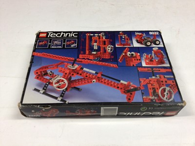 Lot 58 - Lego Technic 8244 Convertibles (1996), 8032 Universal Set, 9393 Tractor, 8256 Go-Kart 2 in 1, 8260 Tractor/ Mini Chopper, 8561Pohatu, 8533 Gali, 9395 Tow Truck, all with instructions, boxed