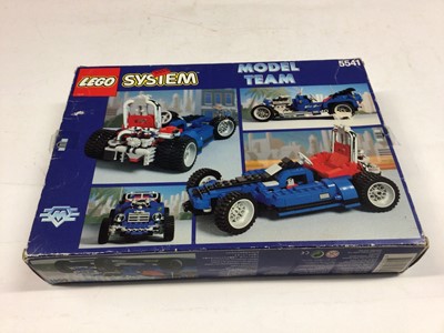 Lot 59 - Lego 5541 Model Team Car, 8473 Nitro Race Team, 8671 Ferrari Spider Car, all with instructions (copy for 5541), boxed