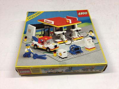Lot 63 - Lego 8960 Power Miners, 6378 Shell Service Station, 70591 Niinjargo Kryptarium Prison Breakout including mini figs, 7593 Toy Story Buzz Star Command (one fig only), 21313 Ship in a Bottle, 4093 Inv...