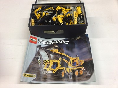 Lot 67 - Lego 8438 Crane with instructions, 8421 Crane (Large), 7905 Tower Crane, 8288 Crawler Crane all with instructions available on line