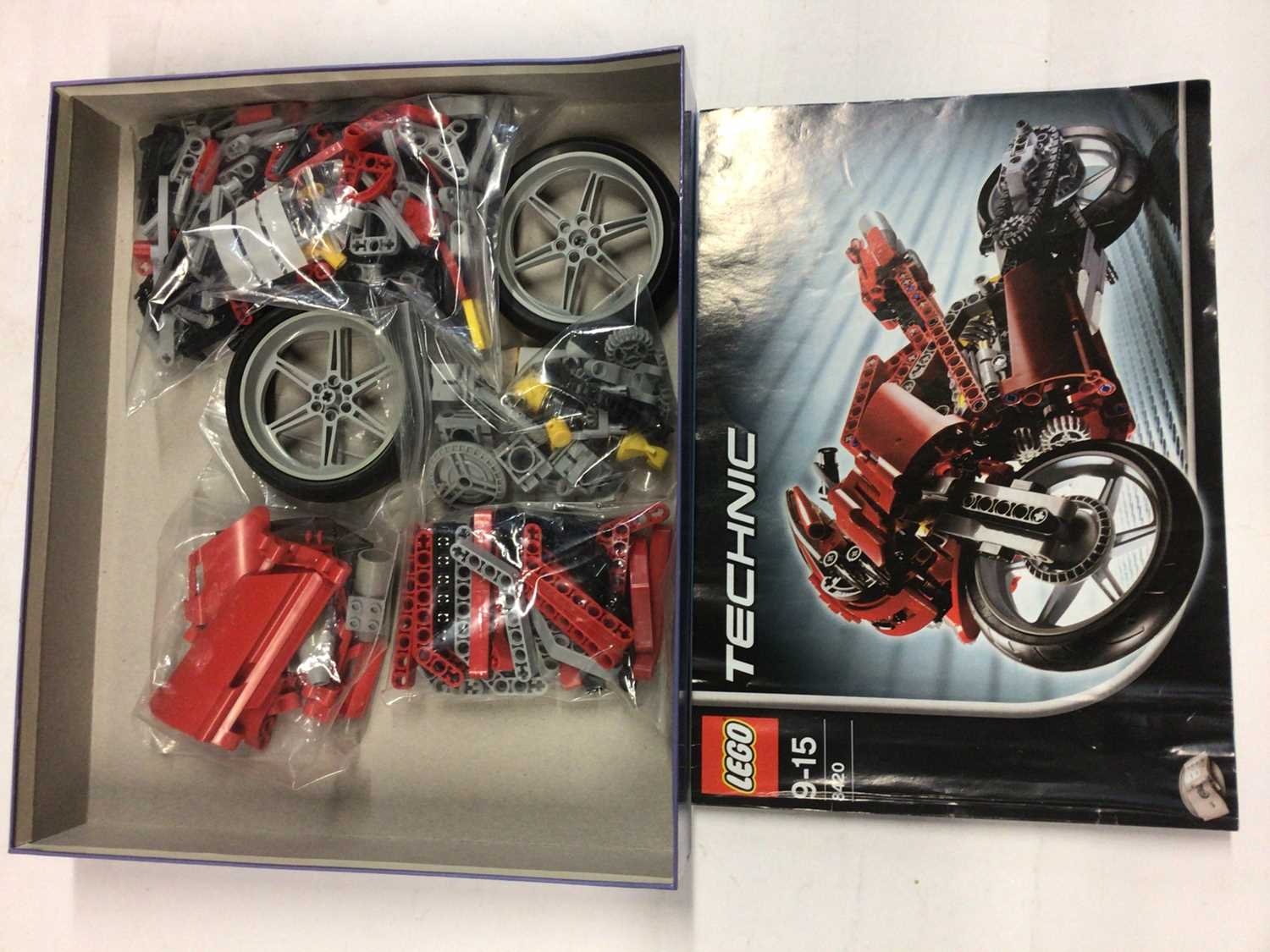 Lot 77 - Lego 8291 Motorbike, 8417 Motorbike,