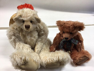Lot 108 - Teddy Bears - Modern designers and artist bears. Makers include Carol Podmore Somewhere in time,  Button Bears, Bear Bits, Appletree Bears, Kathleen Ann Holian, Susan Johnson Designs etc.Limited ed...