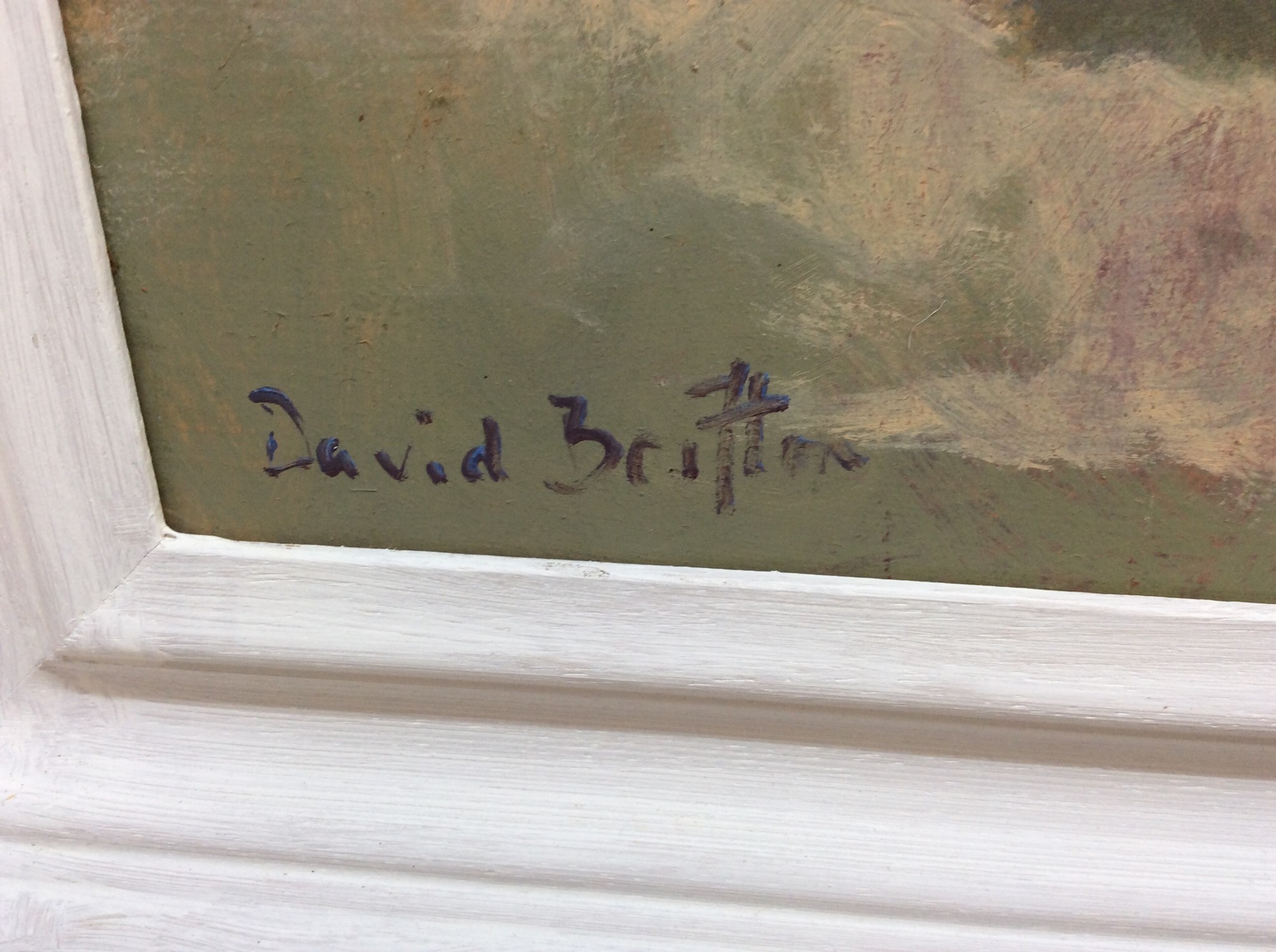 Lot 113 David Britton, contemporary, oil on board