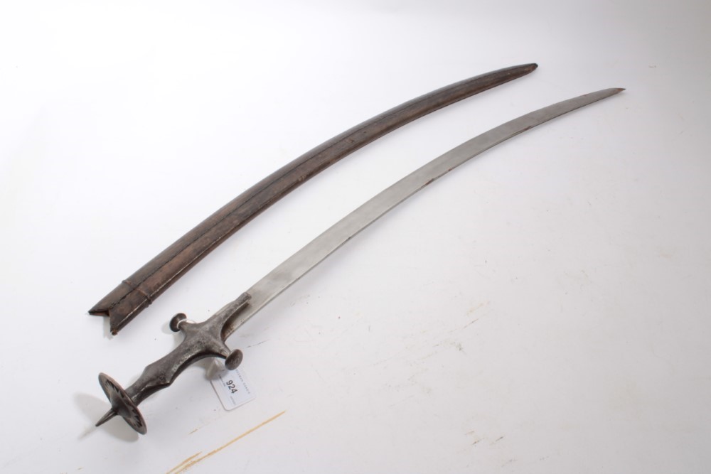 19th century Indian Tulwar with disc - auctions & price archive