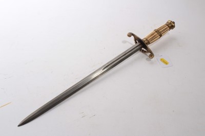 Lot 932 - Replica 19th century-style Scottish Dirk together with two replica Naval Dirks (3)