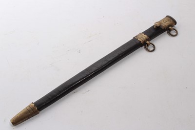 Lot 932 - Replica 19th century-style Scottish Dirk together with two replica Naval Dirks (3)