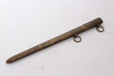 Lot 932 - Replica 19th century-style Scottish Dirk together with two replica Naval Dirks (3)