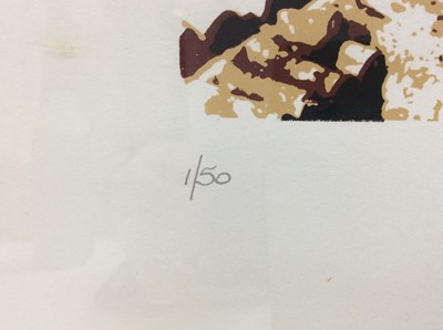 Lot 168 - Dr D. J. Collins Screen print- Capdepera, signed and numbered 1 of 50