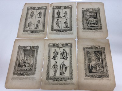 Lot 169 - Group of 18th Century engravings from Raymond's History of England (approximately 73)