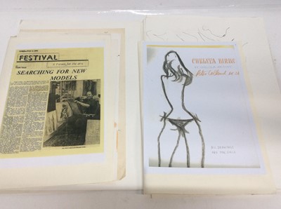 Lot 200 - Peter Collins (1923-2001) two folios of unframed female nude studies