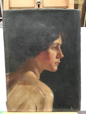 Lot 263 - Group of seven 20th century oils on canvas and board to include rural landscapes, portrait of a lady and a battle scene, artists to include Charles James Price, Kenneth Johnson and others, all unfr...