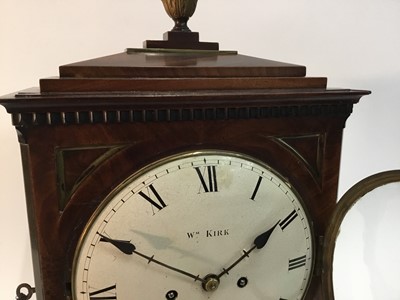 Lot 532 - Regency bracket clock by William Kirk of Stowmarket