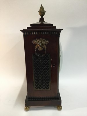 Lot 532 - Regency bracket clock by William Kirk of Stowmarket