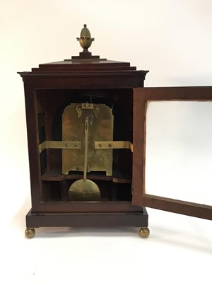Lot 532 - Regency bracket clock by William Kirk of Stowmarket