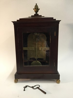 Lot 532 - Regency bracket clock by William Kirk of Stowmarket