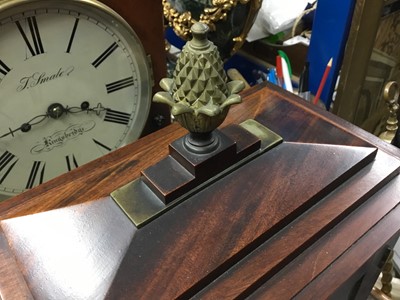 Lot 532 - Regency bracket clock by William Kirk of Stowmarket