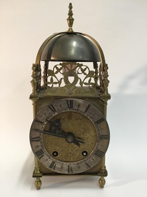 Lot 535 - 17th century style lantern clock