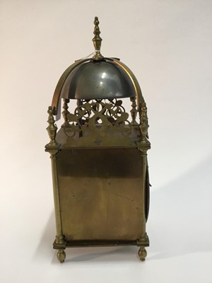 Lot 535 - 17th century style lantern clock