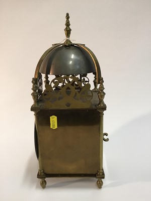 Lot 535 - 17th century style lantern clock